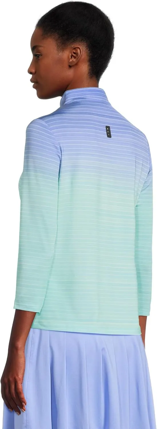 Jamie Sadock Women's Flux Print 3/4 Sleeve Top