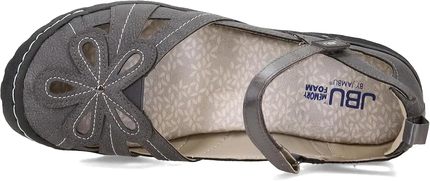 JBU Magnolia Women’s Comfort Casual Classic Mary Jane Flats Fashion Shoes