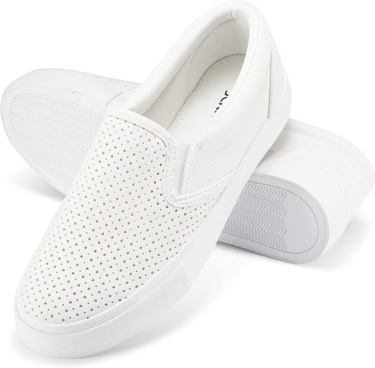 JENN ARDOR Womens Slip On Shoes Fashion Sneakers Comfortable Walking Flats Casual Shoes