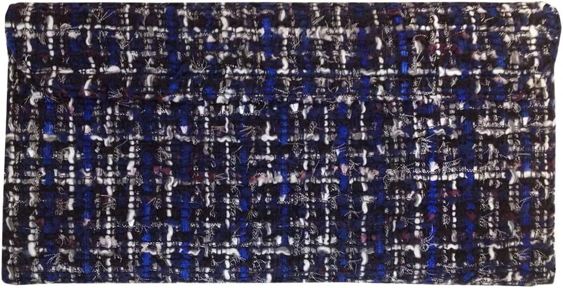 JNB Weaved Fabric Flat Clutch