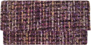 JNB Weaved Fabric Flat Clutch