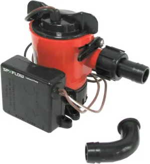 Johnson Pumps Of America 04504 Marine 500 GPH Ultima Combo Pump with Dura Ports