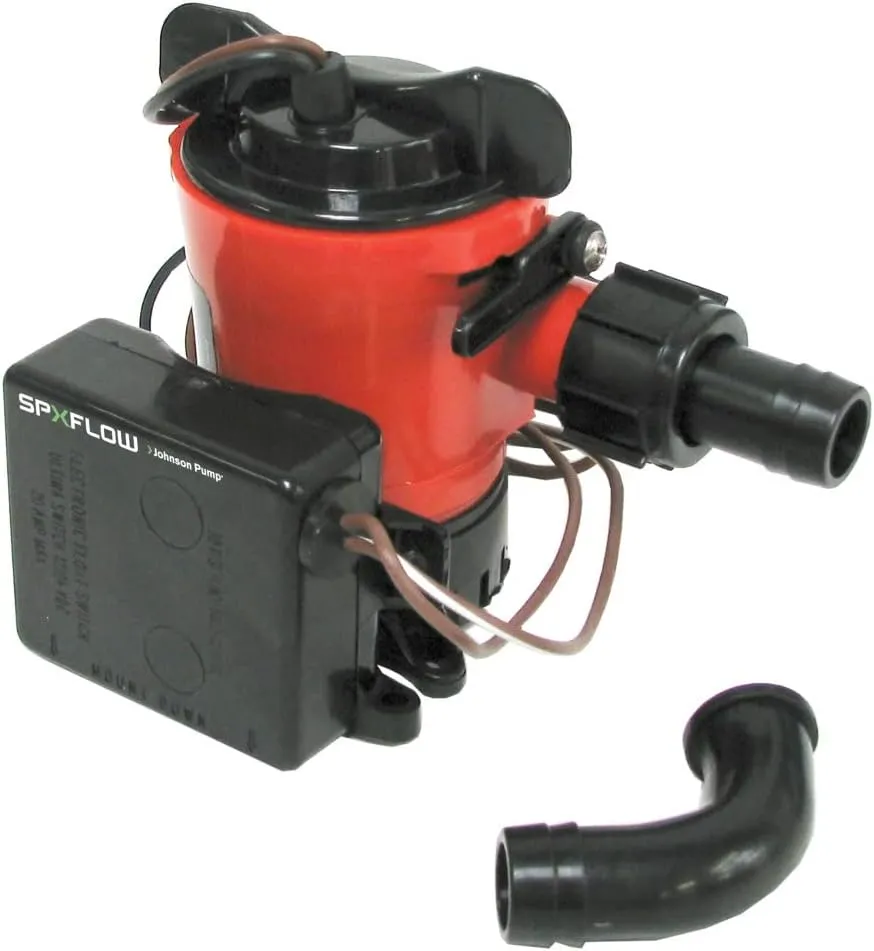 Johnson Pumps Of America 04504 Marine 500 GPH Ultima Combo Pump with Dura Ports