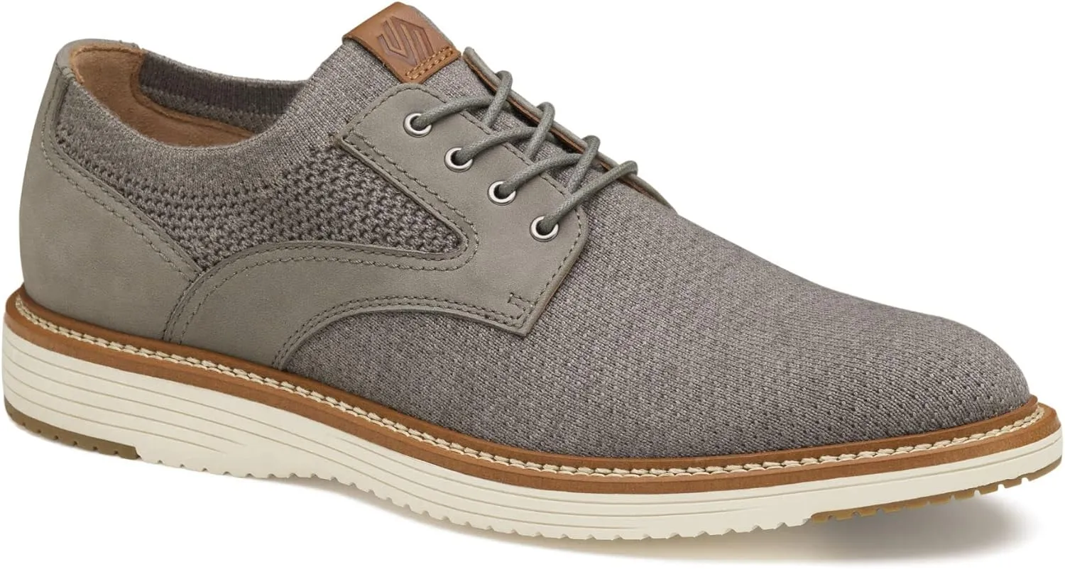 Johnston & Murphy Men’s Upton Knit Plain Toe - Men’s Walking Shoes, Casual Shoes for Men, Sneakers for Men, Flexible Knit Shoes for Men, TRUFOAM Sole & Rubber Sole