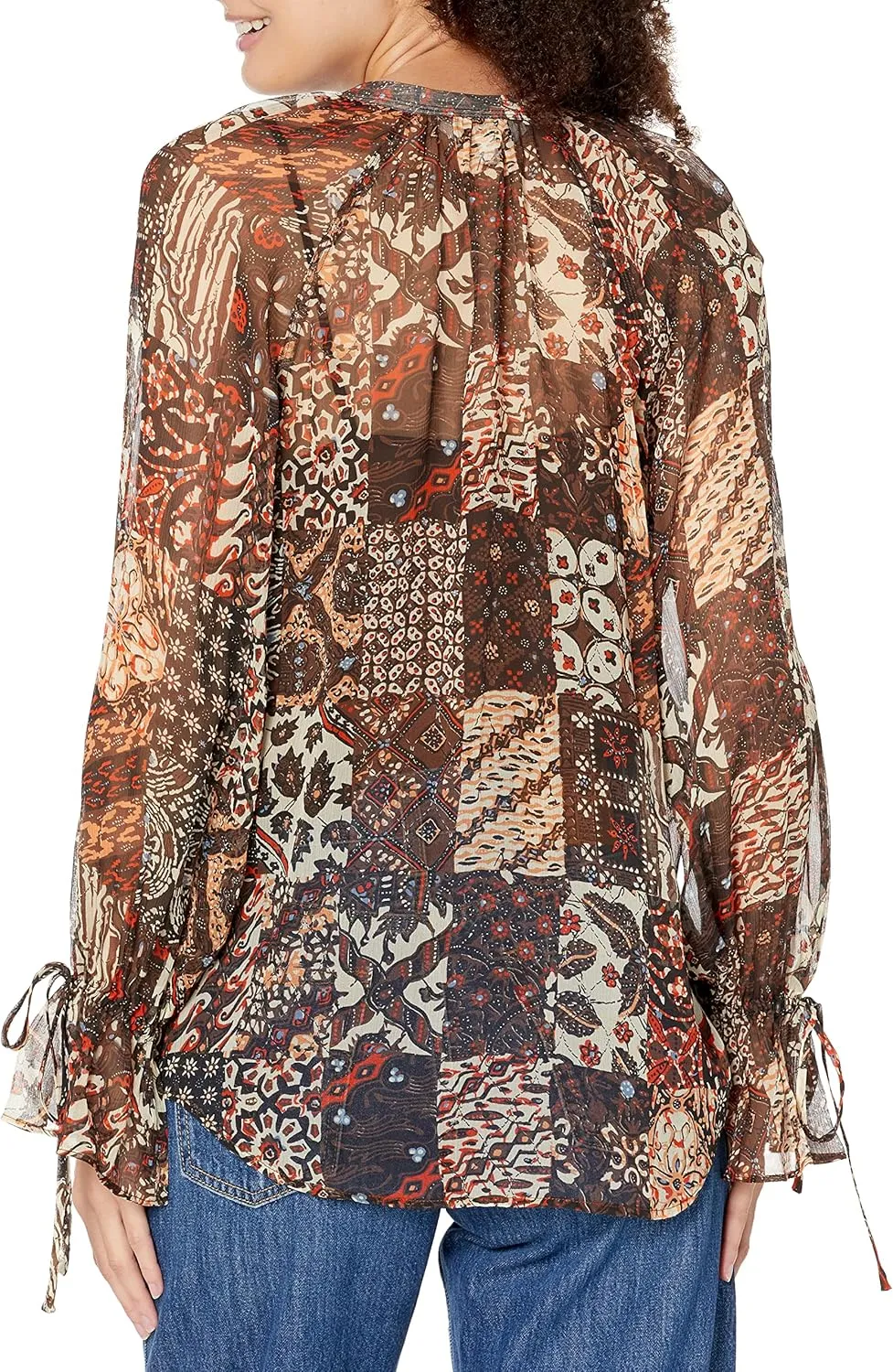 Joie Women's Long Sleeve Top-100% Silk Blouse for Everyday Wear Cecarina Top