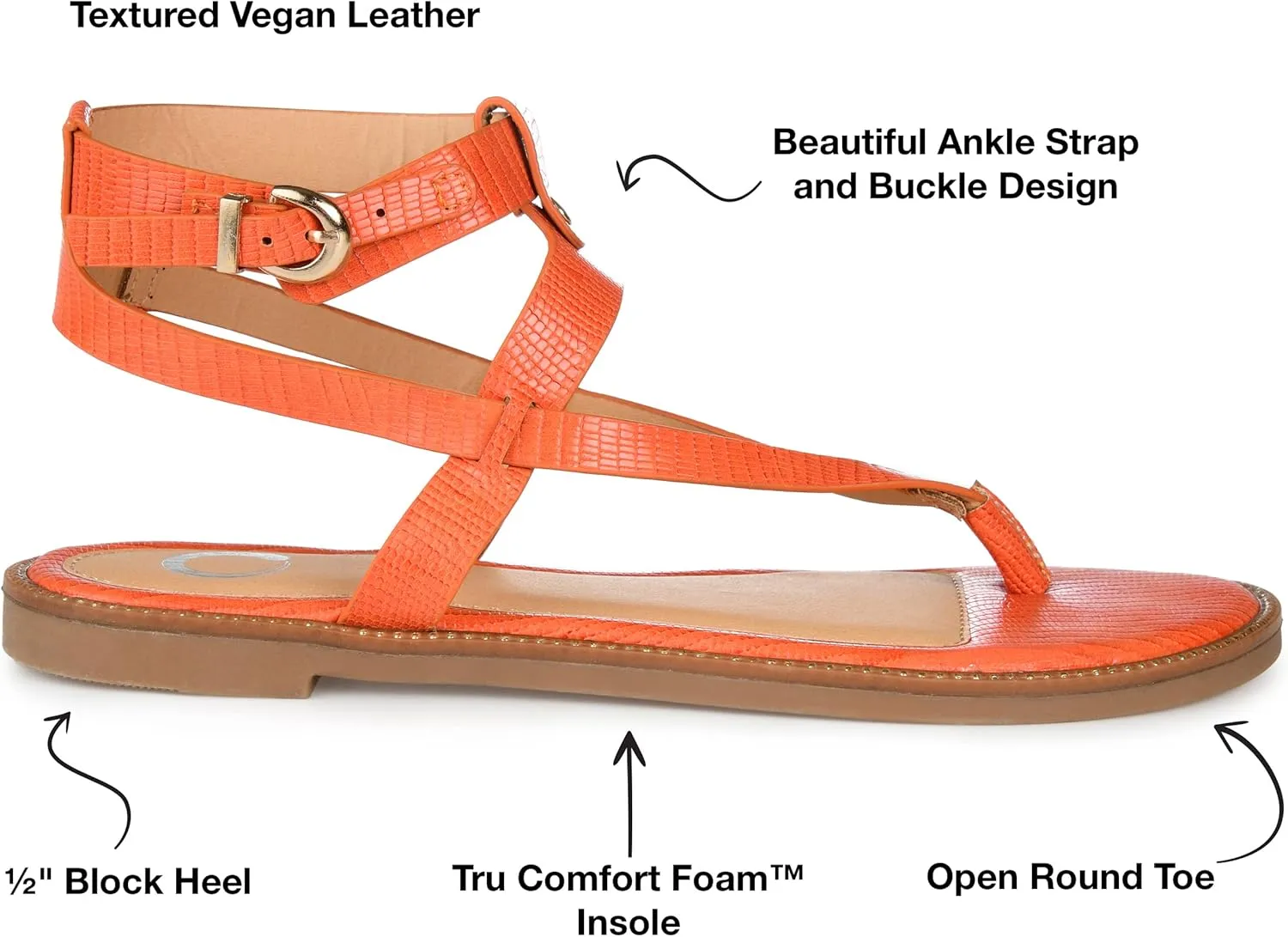 Journee Collection Women's Flat Sandals