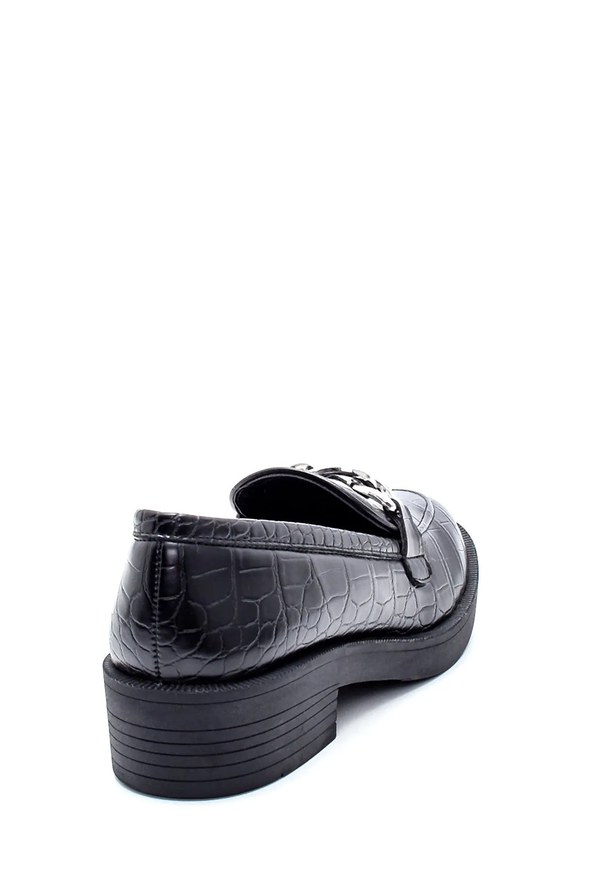 Kadın Kroko Desenli Loafer