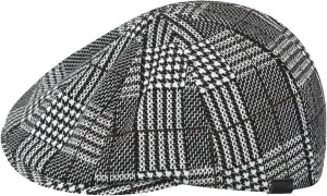 Kangol Pattern Flexfit Cap for Men and Women, Large/X-Large, Black Plaid