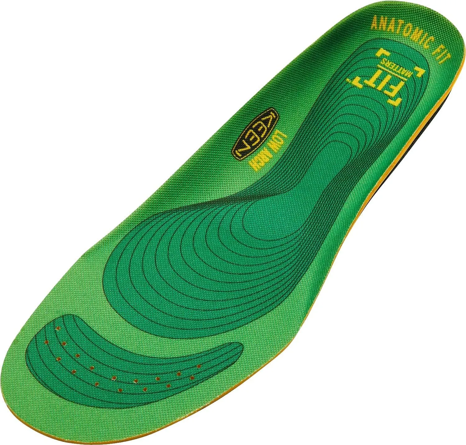 KEEN Utility mens K-30 Gel Insole for Flat Feet With Low Arches Accessories, Green, S US