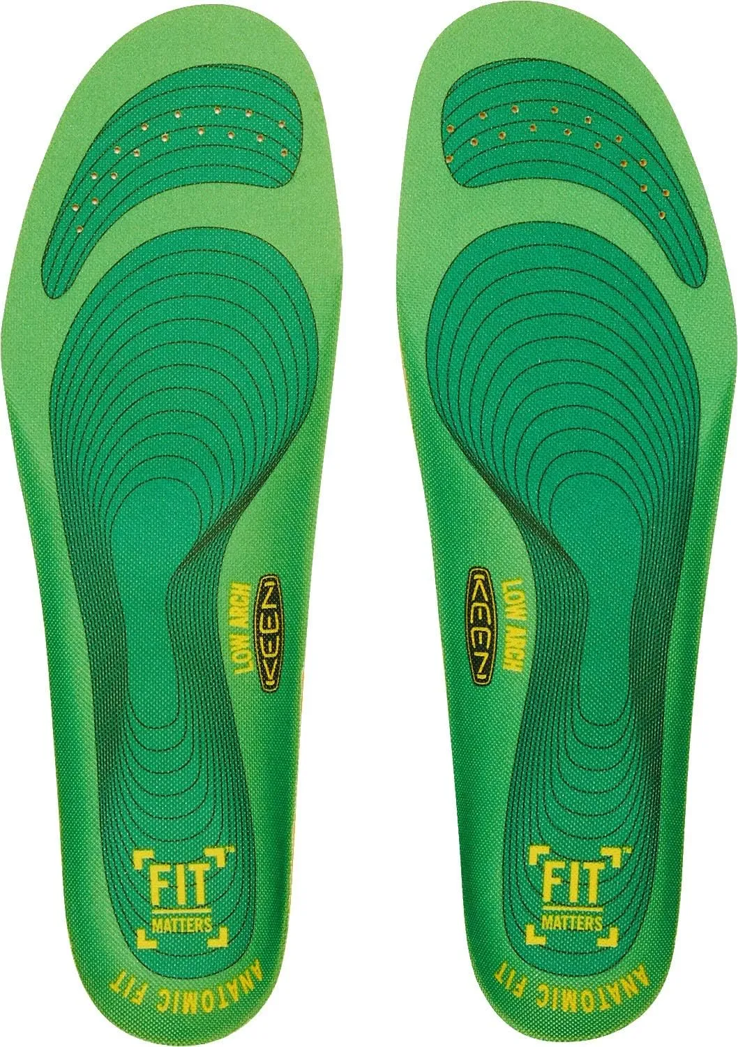 KEEN Utility mens K-30 Gel Insole for Flat Feet With Low Arches Accessories, Green, S US