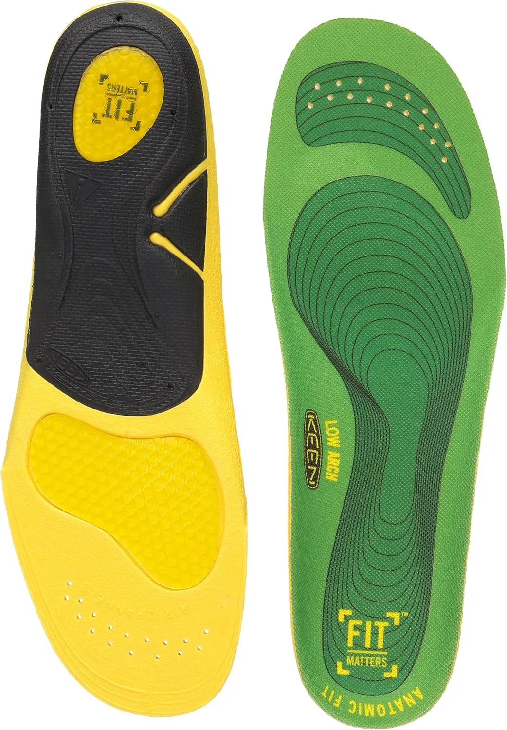 KEEN Utility mens K-30 Gel Insole for Flat Feet With Low Arches Accessories, Green, S US
