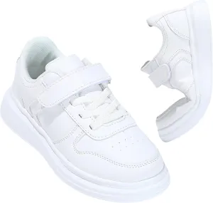 Kids Boys Girls Sneakers Hook & Loop Tennis Breathable Lightweight Toddler Shoes for Sport Outdoor Walking (Size 10-5)