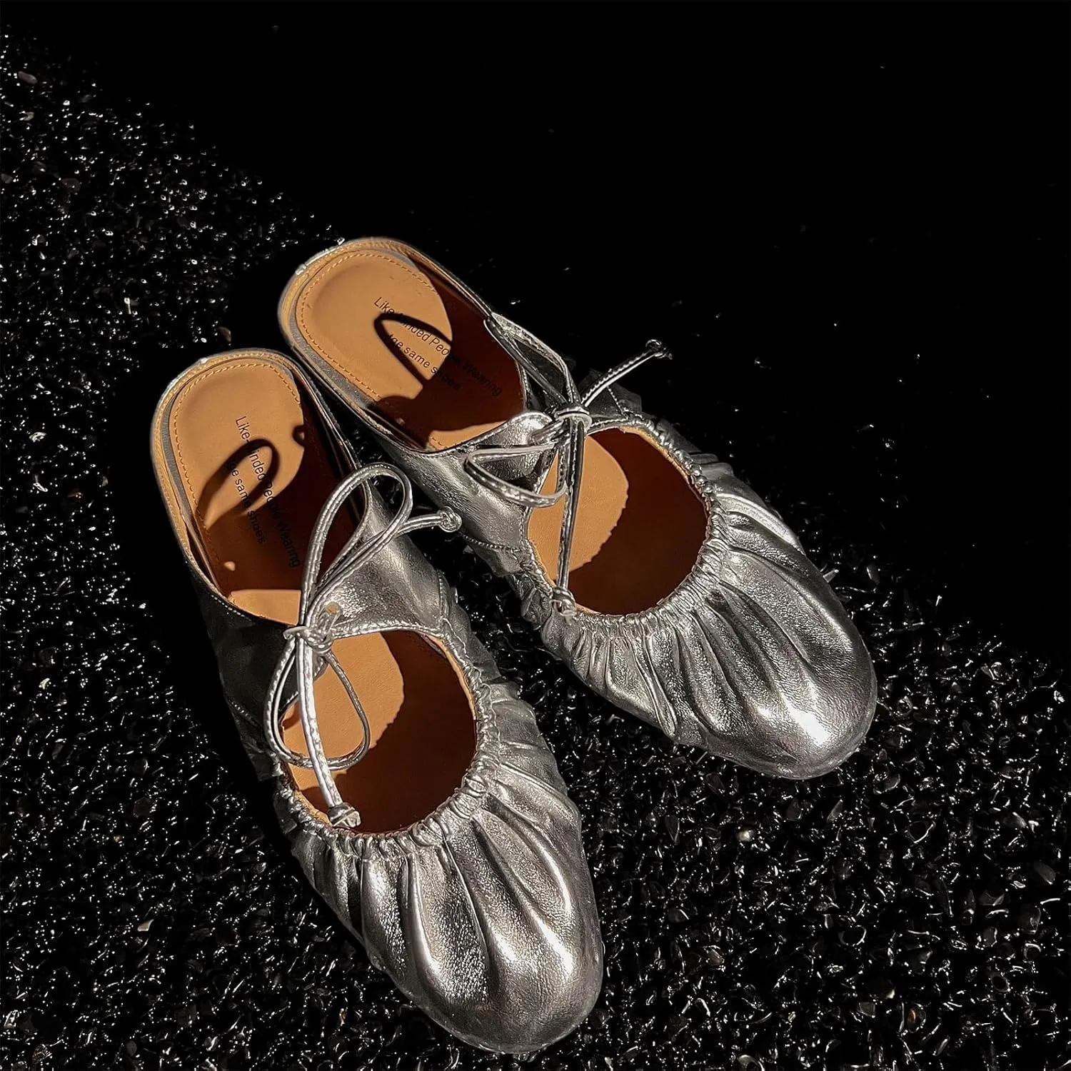 Kluolandi Womens Flat Mules and Slides Backless Slip on Loafers Shoes Comfortable Slippers Mules for Women