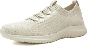 konhill Women's Comfortable Walking Shoes - Tennis Athletic Casual Slip on Sneakers