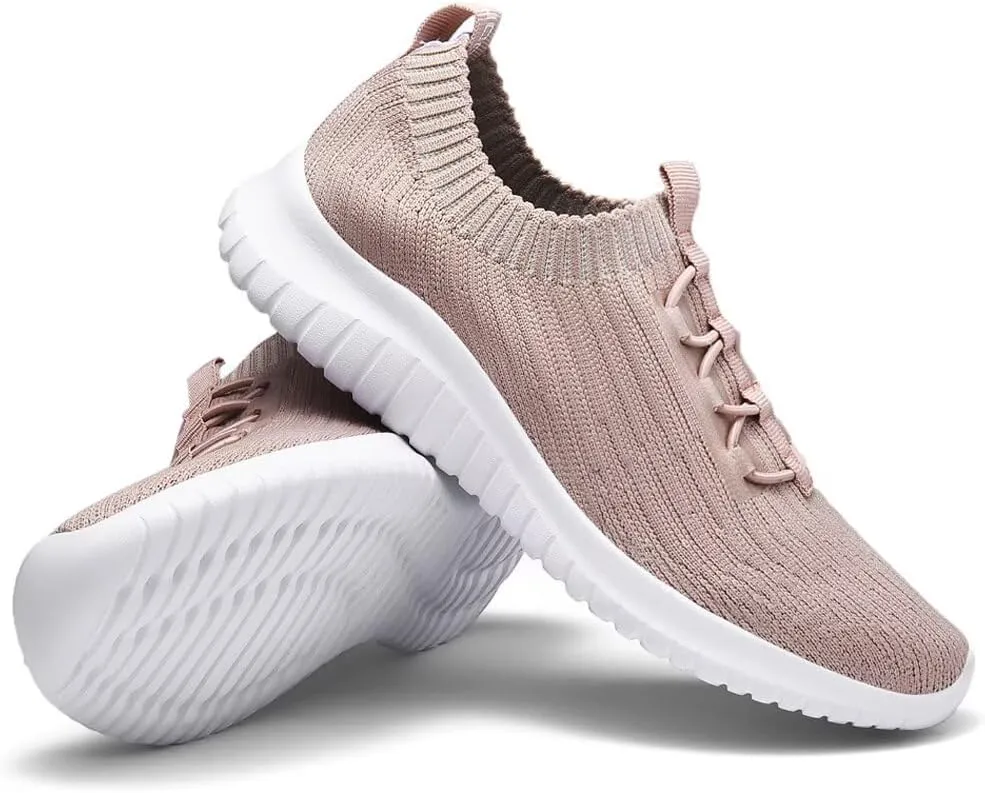 konhill Women's Comfortable Walking Shoes - Tennis Athletic Casual Slip on Sneakers