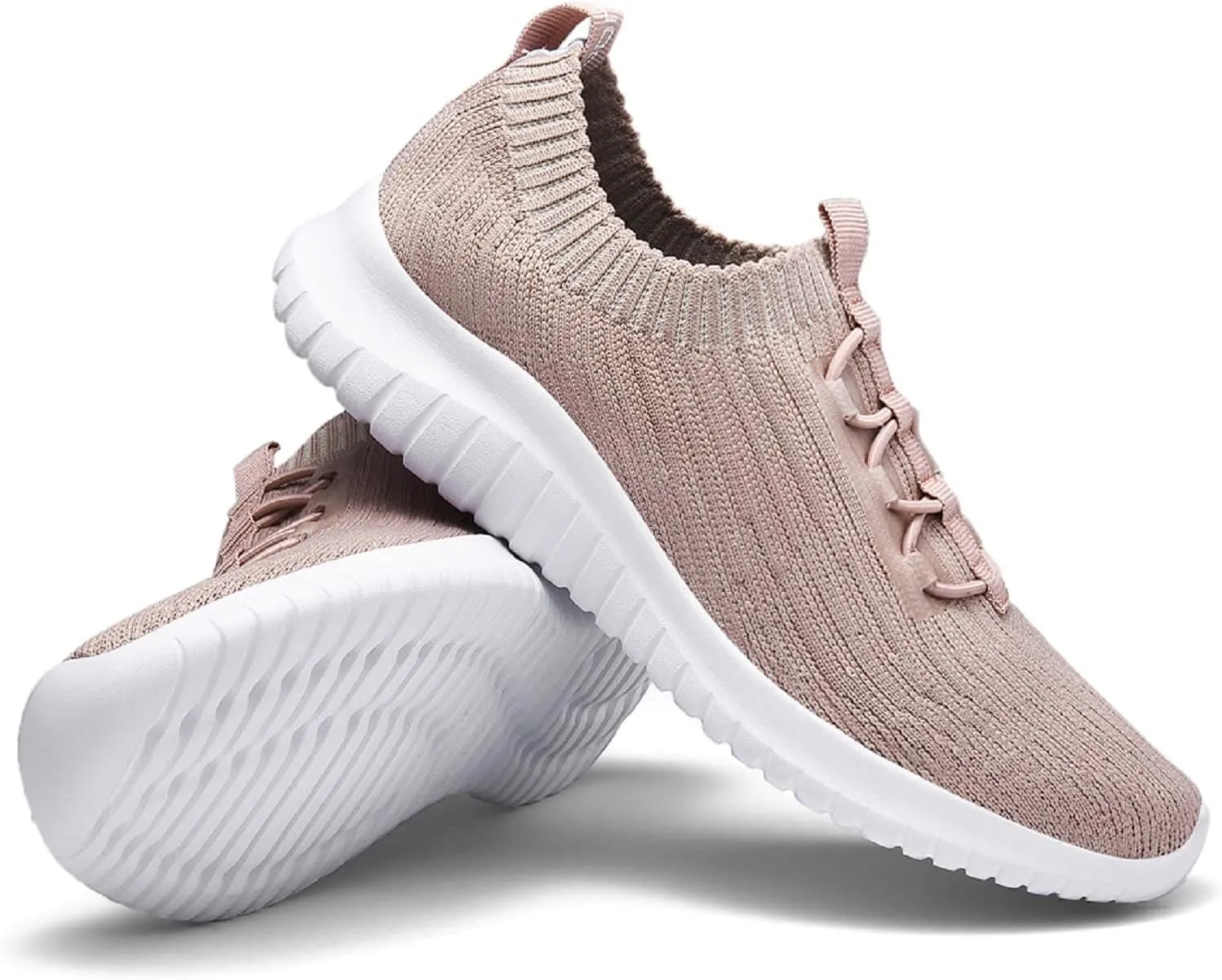 konhill Women's Comfortable Walking Shoes - Tennis Athletic Casual Slip on Sneakers