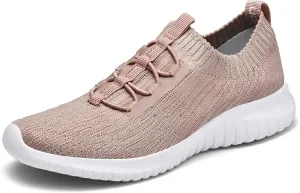 konhill Women's Comfortable Walking Shoes - Tennis Athletic Casual Slip on Sneakers