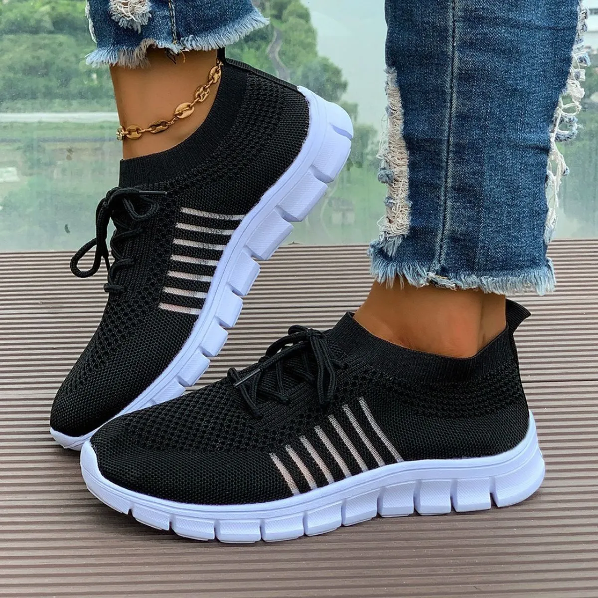 Lace Up Day Trip Sneakers