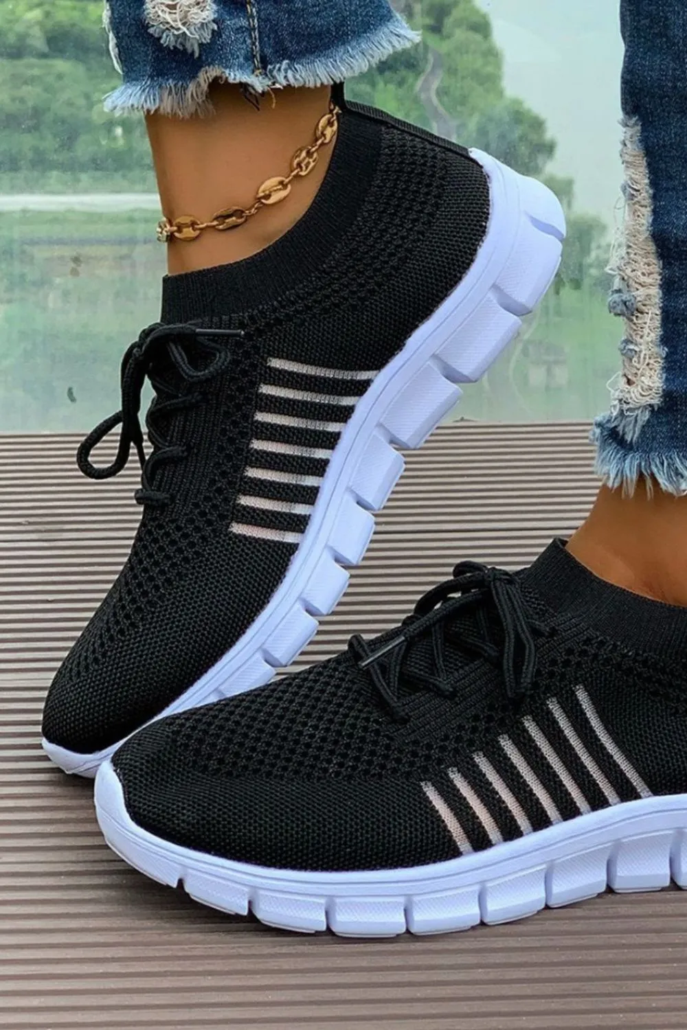 Lace Up Day Trip Sneakers