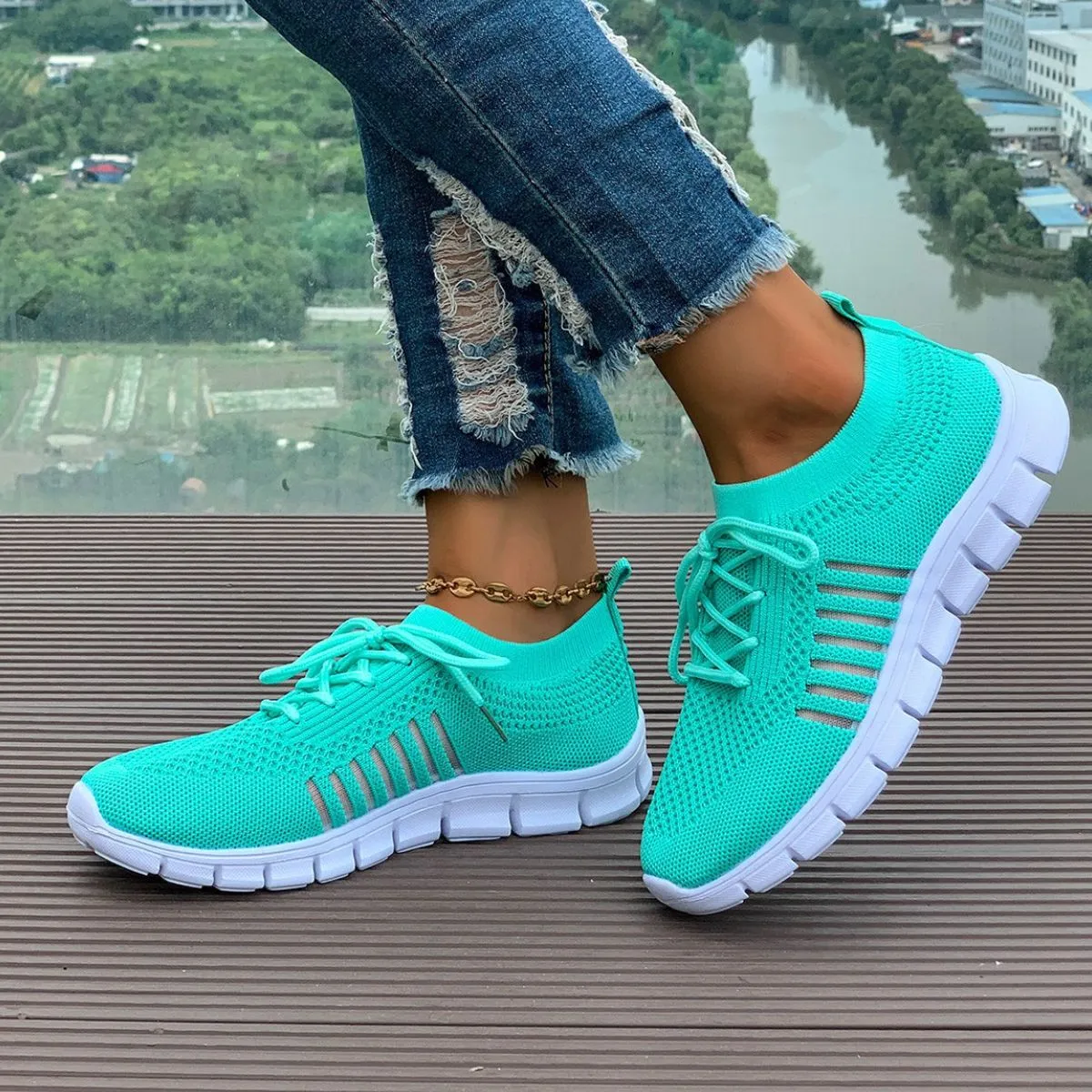 Lace Up Day Trip Sneakers