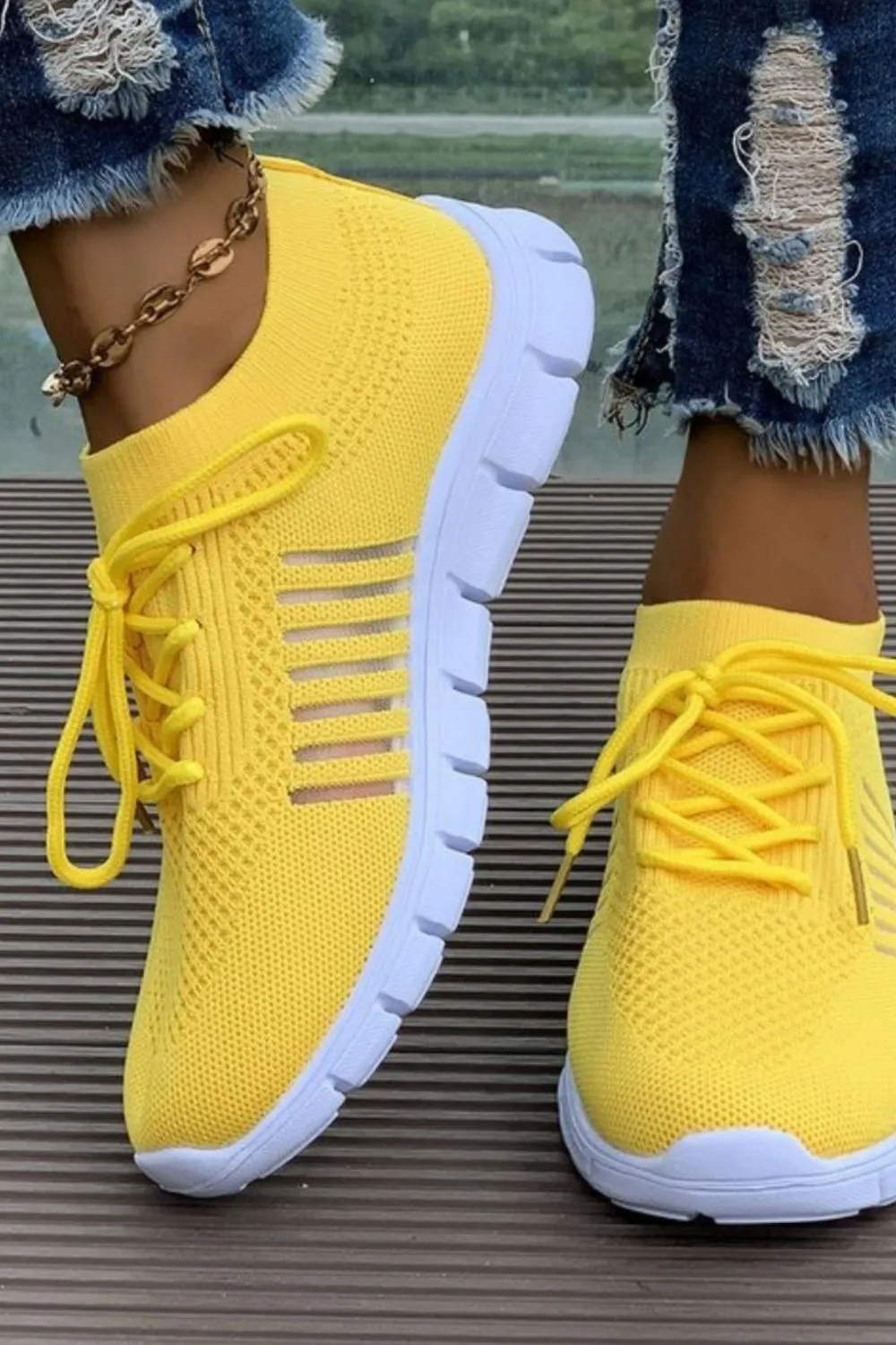 Lace Up Day Trip Sneakers