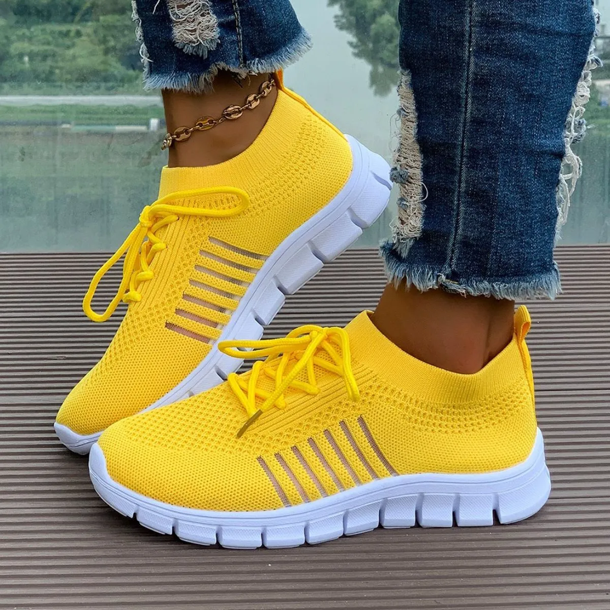 Lace Up Day Trip Sneakers