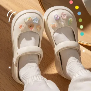 Ladies' slippers, made of eva material, anti-slip and breathable, suitable for both outdoor and indoor beach use