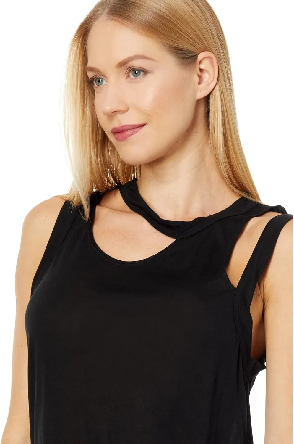 LAmade Slinky Cut Away Sleeveless Tee