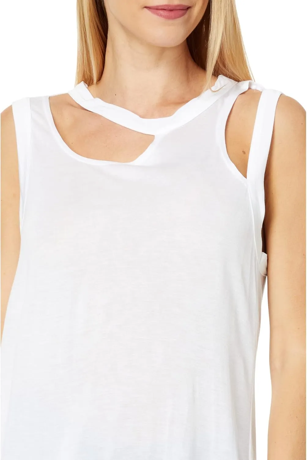 LAmade Slinky Cut Away Sleeveless Tee