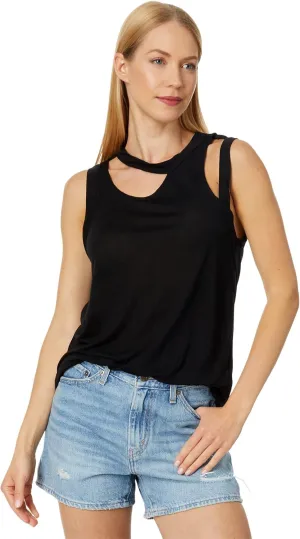 LAmade Slinky Cut Away Sleeveless Tee