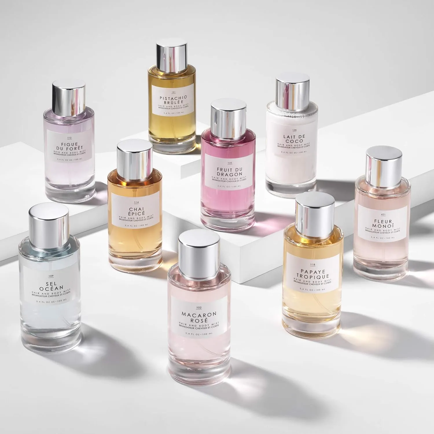 Le Monde Gourmand Sel Océan Hair & Body Mist - 3.4oz (100ml) - Honeysuckle, Muguet and Pink Sea Salt Fragrance Notes