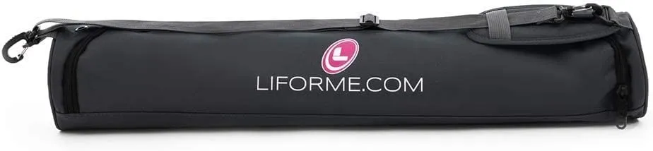 Liforme Original Yoga Mat – Free Yoga Bag Included - Patented Alignment System, Warrior-like Grip, Non-slip, Eco-friendly, sweat-resistant, long, wide, 4.2mm thick mat for comfort