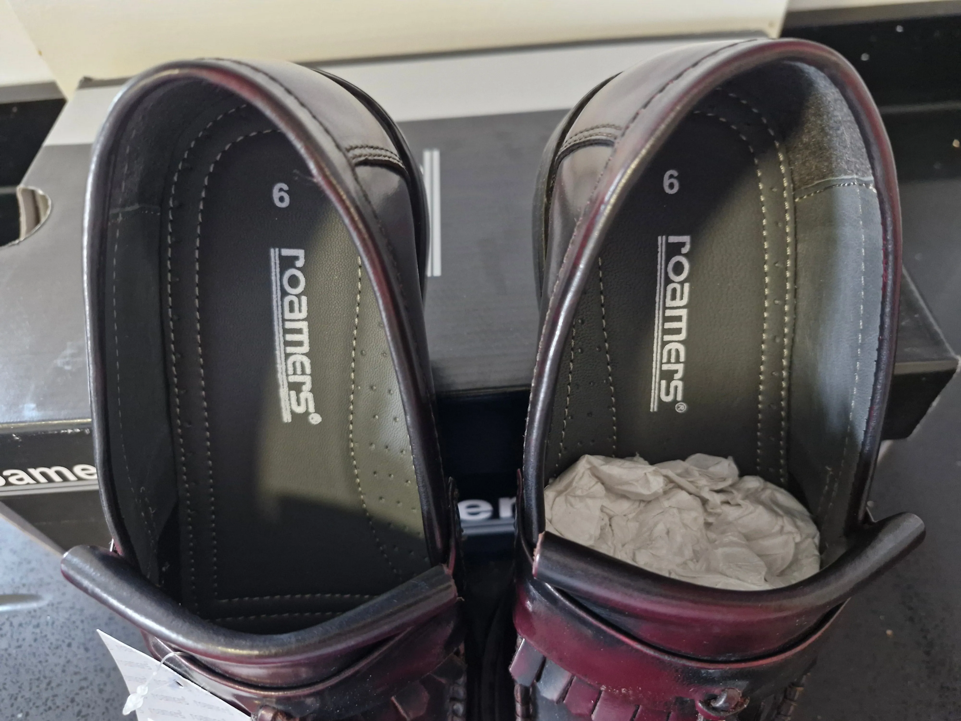 Loafer by Roamers - Hi Shine Oxblood Leather (M900BD)