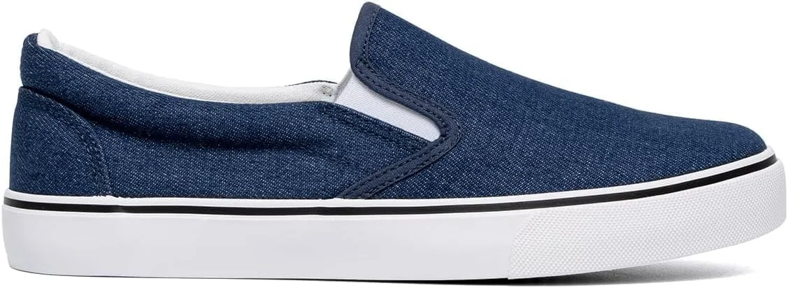 Low-Top Slip Ons Women's Fashion Sneakers Casual Canvas Sneakers for Women Comfortable Flats Breathable Padded Insole Slip on Sneakers Women Low Slip on Shoes