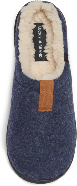 Lucky Brand Boy's Fleece Clog Micro Suede Tab Slippers – Comfortable and Cozy Footwear for Boys