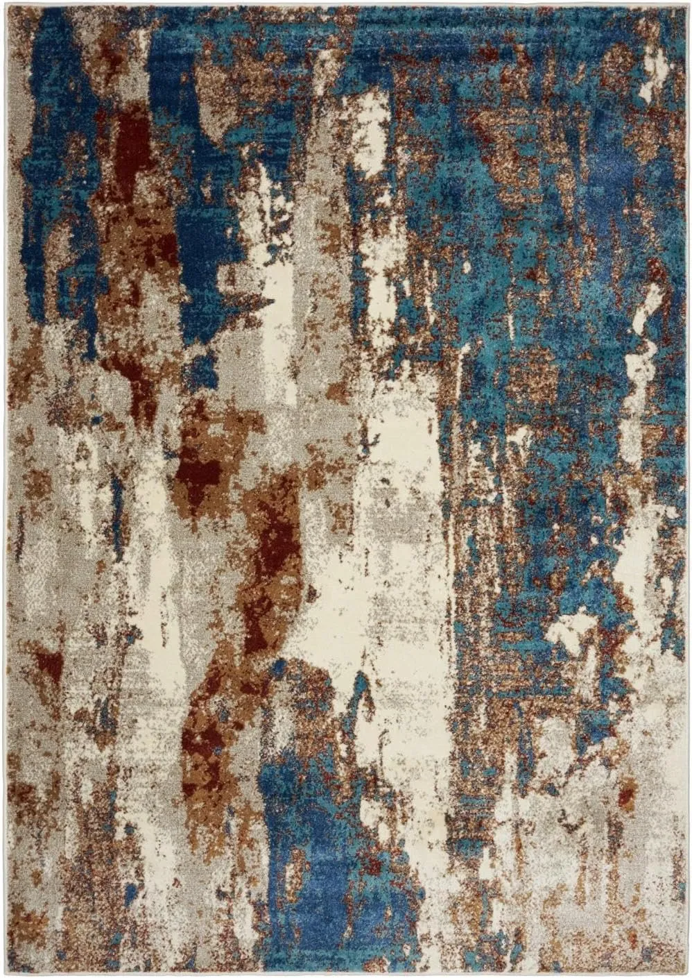 LUXE WEAVERS Lagos Collection Passion 2x7 Abstract Area Rug