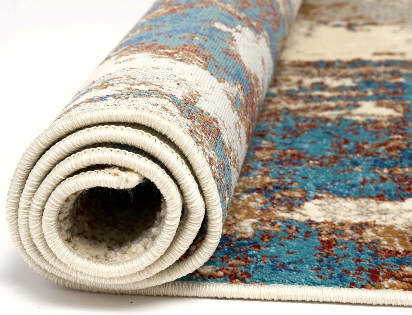 LUXE WEAVERS Lagos Collection Passion 2x7 Abstract Area Rug