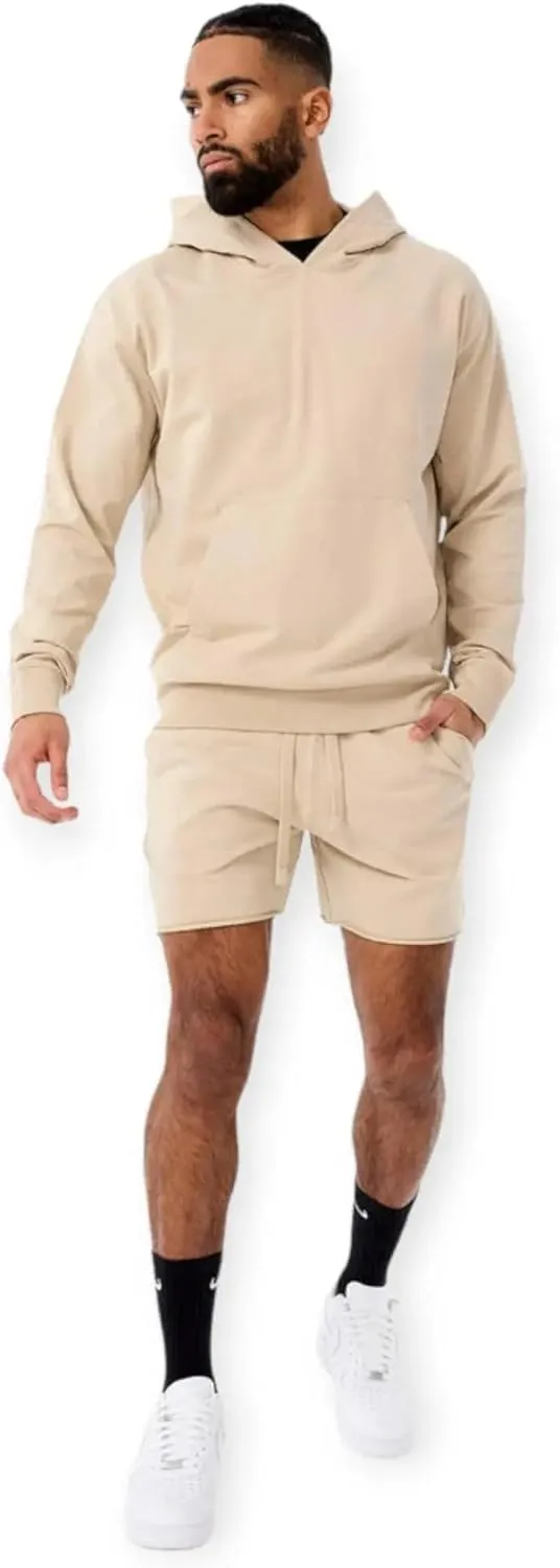 Men Summer Breeze Pullover Hoodie (Natural Sand)