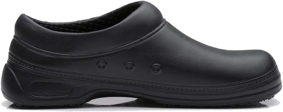 Men Women Kitchen Chef Work Shoes Nurse Slip-On Comfortable Clog Waterproof Non-Slip Shoes for Restaurant or Garden