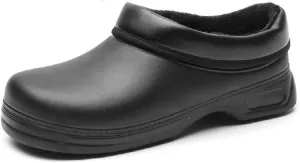 Men Women Kitchen Chef Work Shoes Nurse Slip-On Comfortable Clog Waterproof Non-Slip Shoes for Restaurant or Garden
