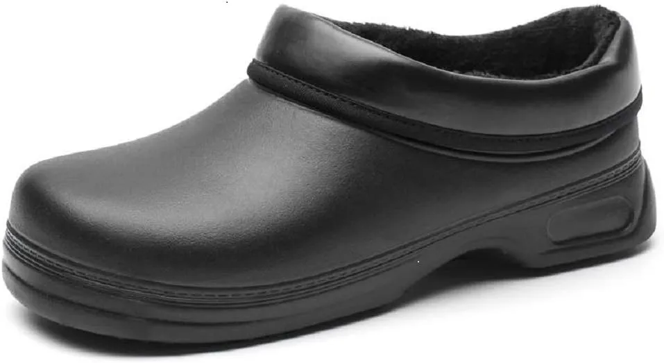 Men Women Kitchen Chef Work Shoes Nurse Slip-On Comfortable Clog Waterproof Non-Slip Shoes for Restaurant or Garden