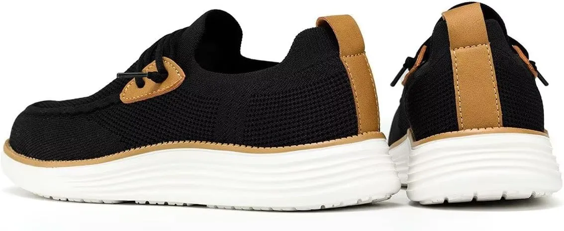 Men's Arch Support Casual Slip-on Shoes Loafers for Men Non Slip Comfortable Shoes