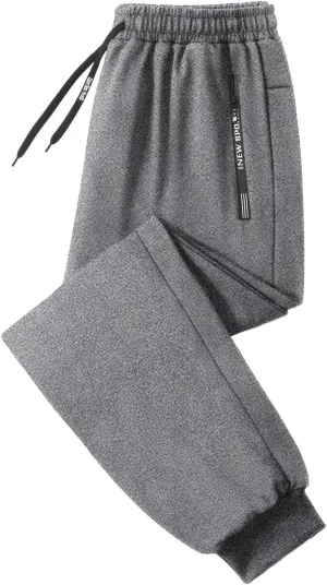 Men's Cargo Combat Pants Casual Linen Stretch Drawstring Pant Sweatpant Joggers Loose Fit Loungewear