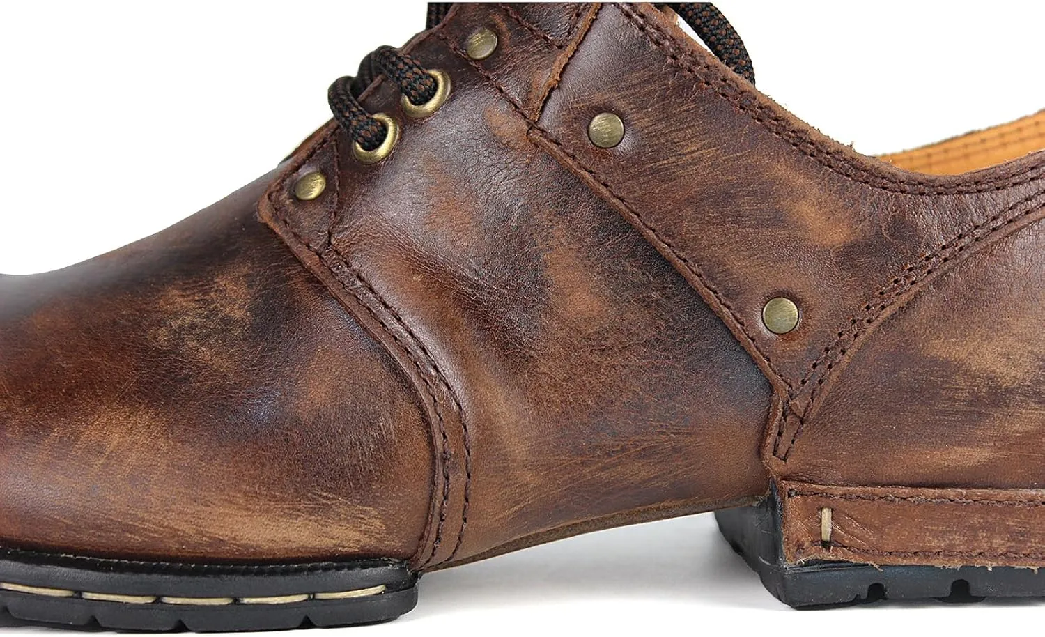 Mens Chukka Biker Cowboy Motorcycle Stylish Boots Combat Hiking Leather Casual Ankle Boots 6015-1-E-R