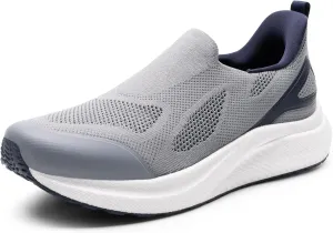 Men's Hands-Free Slip On Walking Shoes Laceless Comfortable Tennis Sneakers