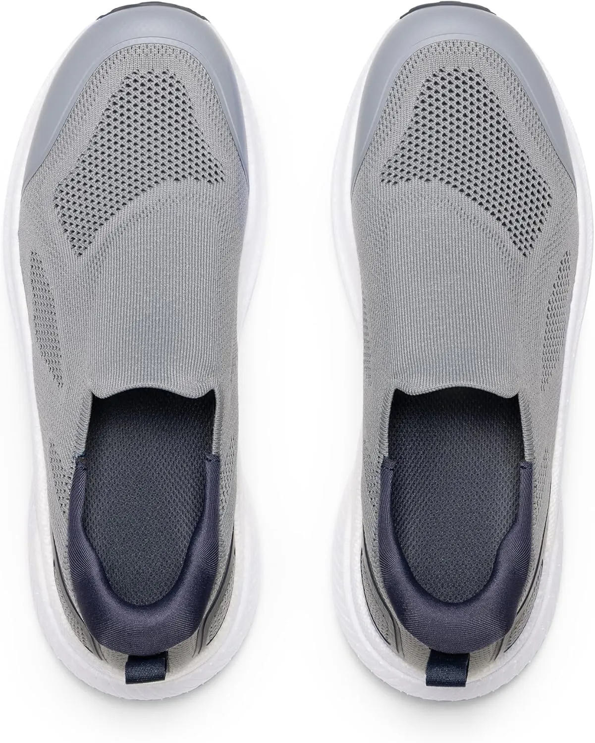Men's Hands-Free Slip On Walking Shoes Laceless Comfortable Tennis Sneakers