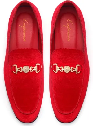 Men's Multiple Colors Penny Slip-on Velvet Loafer Suede Tuxedo Dress Shoes Luxury Smoking Slipper Party Prom Wedding Shoes Comfortable Lightweight