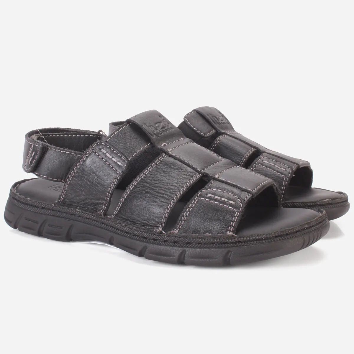 Mens "CLETO" Stylish Leather Summer Sandals
