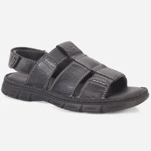 Mens "CLETO" Stylish Leather Summer Sandals