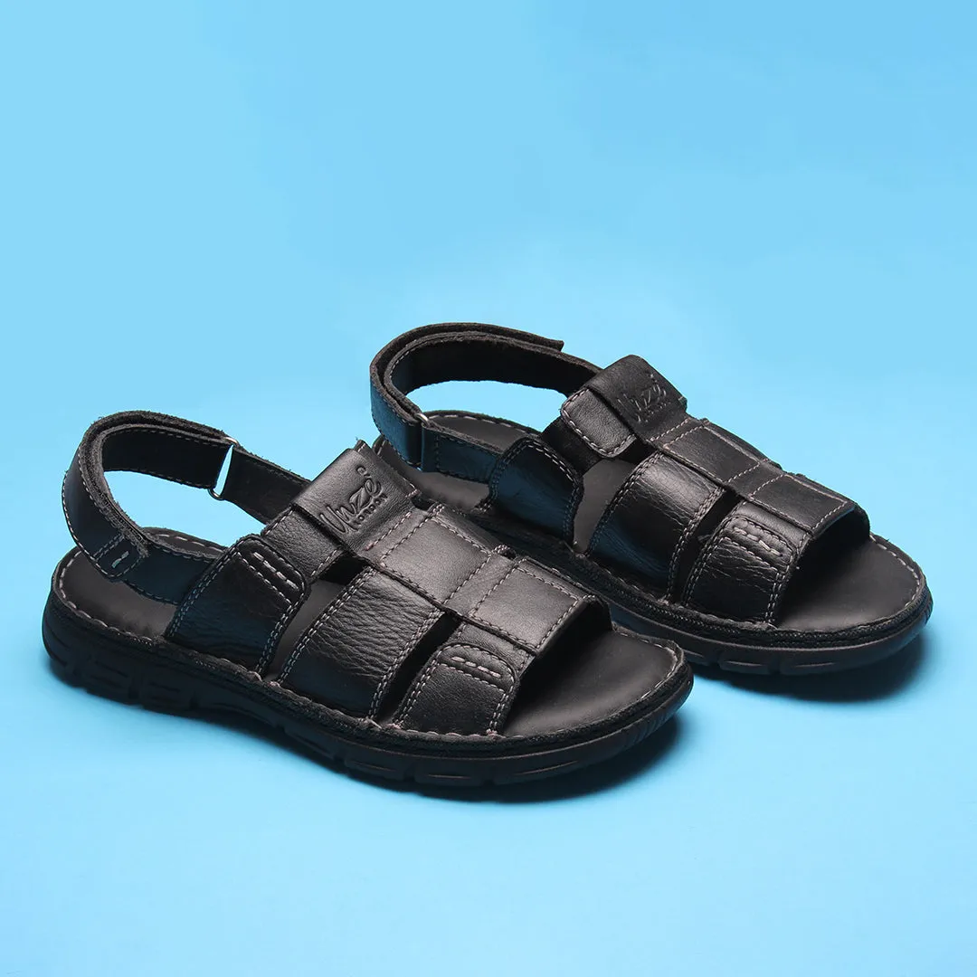 Mens "CLETO" Stylish Leather Summer Sandals